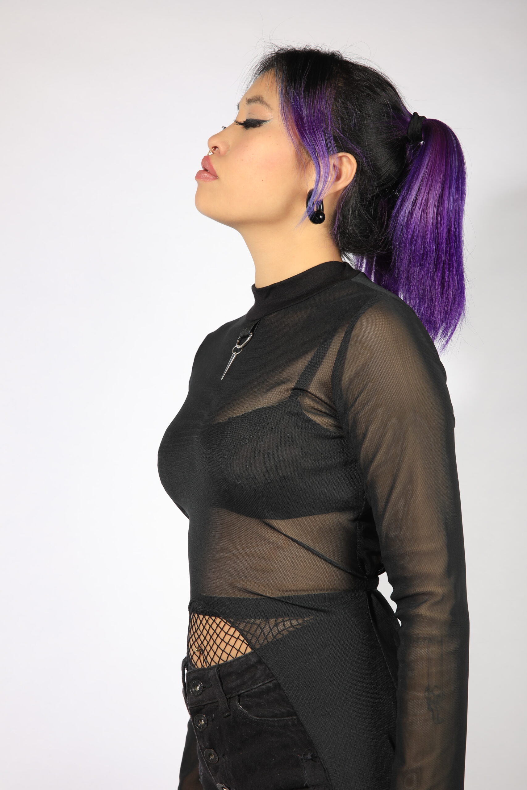 POLLY TOP LONG SLEEVES (MESH) – תמונה 6