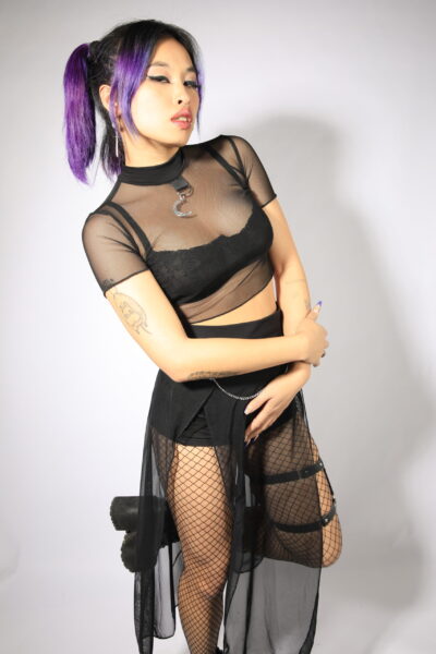NESTA CROP TOP (MESH)