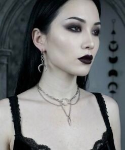 Alternative view of LUNAR RELIC EARRINGS