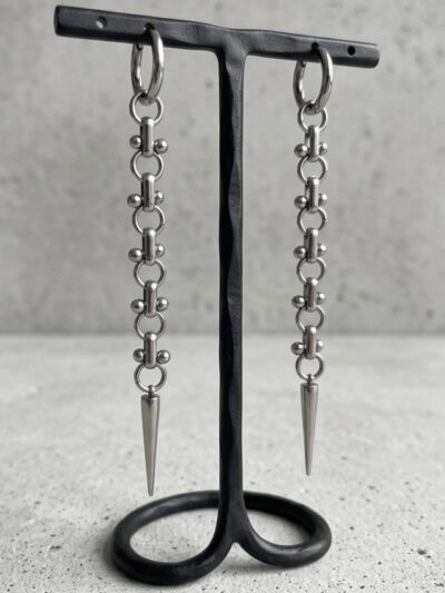CHROME VENOM EARRINGS