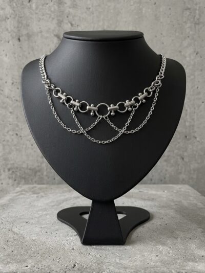 SILVER ECLIPSE CHOKER