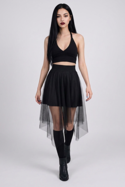 DARK PIXIE (MESH) SKIRT